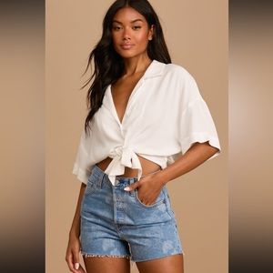 Levi’s Ribcage Light Wash Floral Denim High Rise Cutoff Shorts - Size 27, NWOT